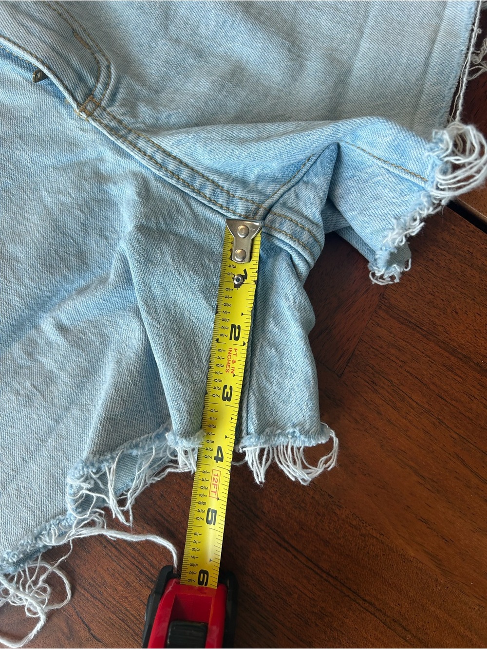 Universal Thread Light Blue High-Rise Cutoff Denim Shorts - Picture 2 of 4